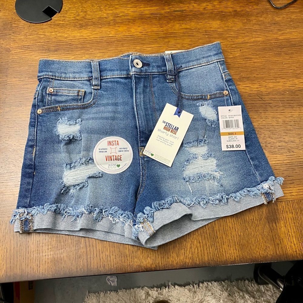 Wallflower Stellar High Rise Shorts - Picture 4 of 11
